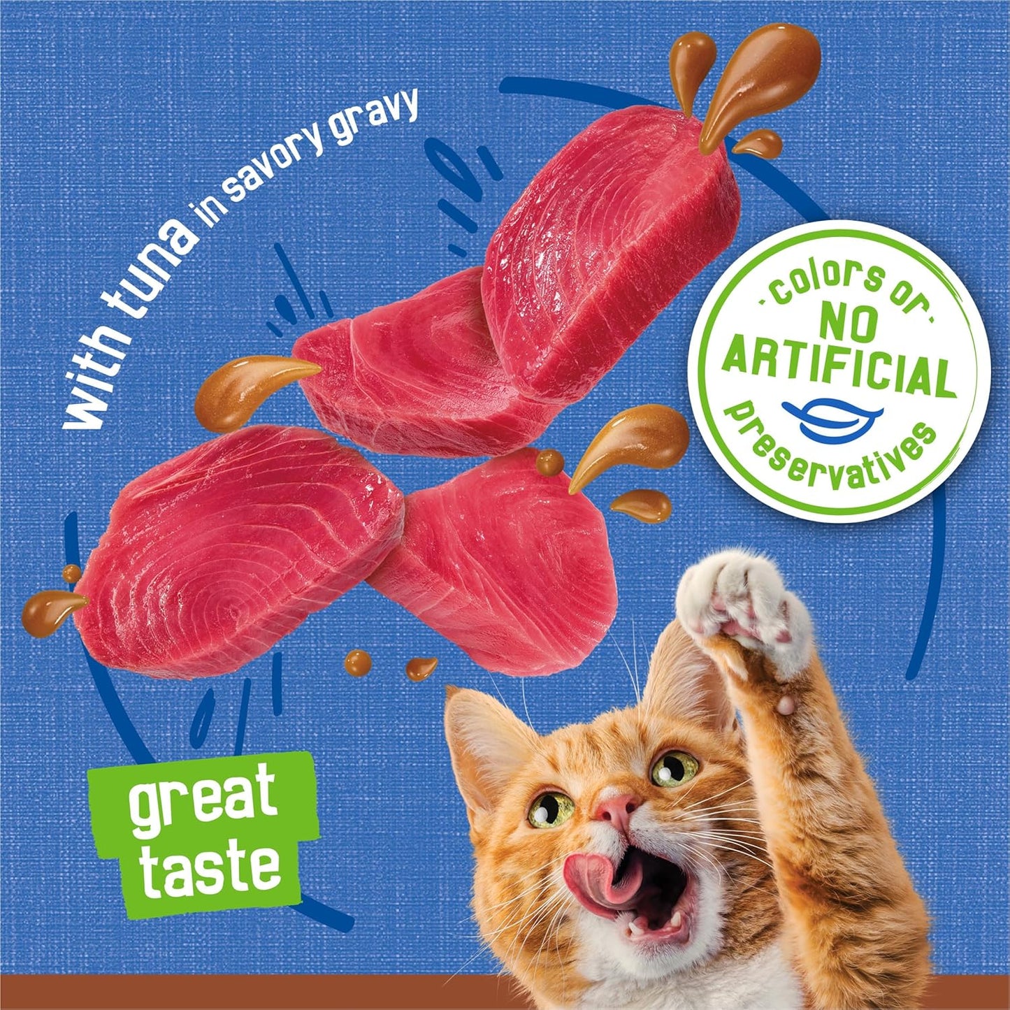Purina Friskies Wet Cat Food Pate, Extra Gravy With Tuna - (Pack of 24) 5.5 oz. Cans