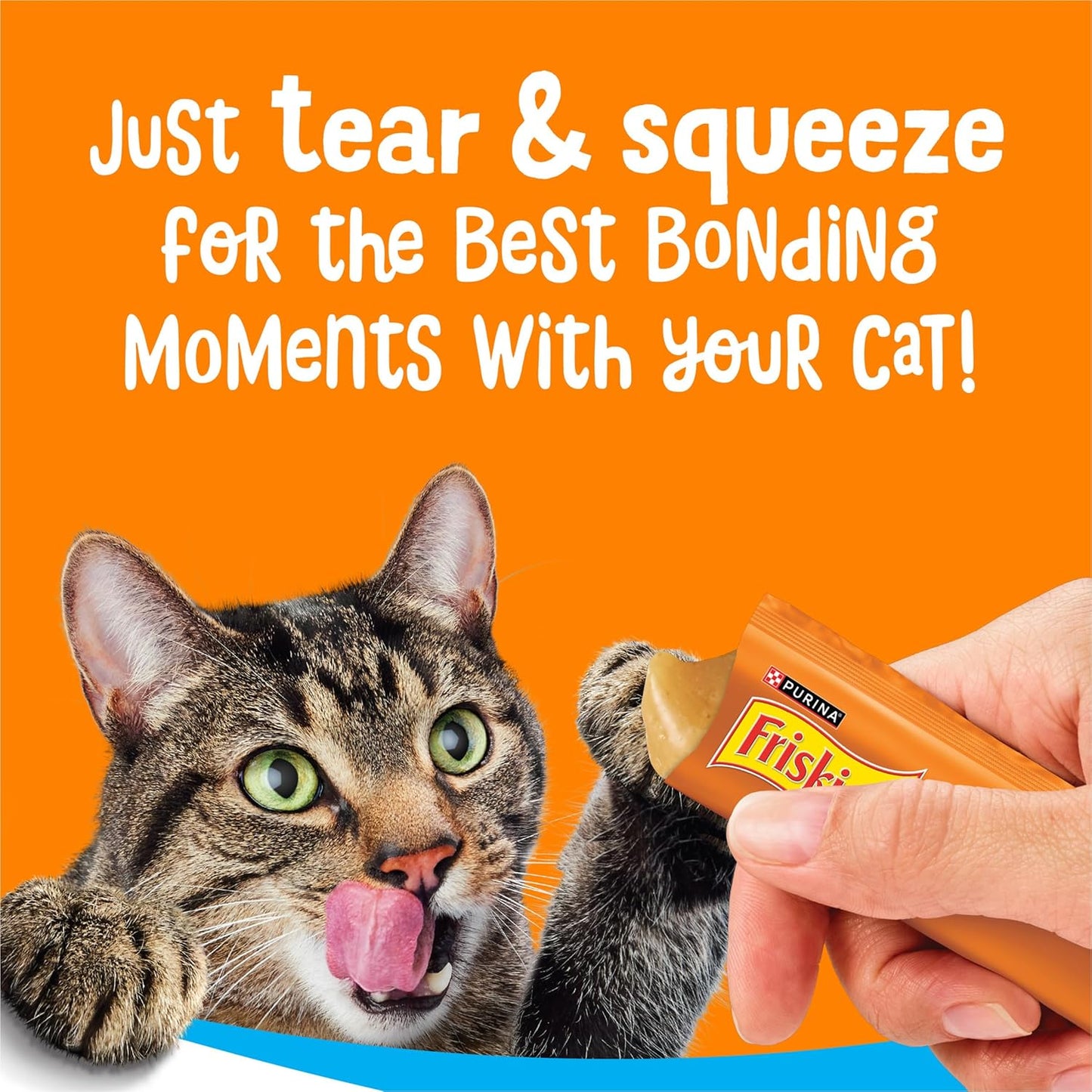 Purina Friskies Lil’ Lickables with Chicken Lickable Cat Treats - 16 oz (Pack of 32)