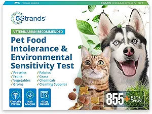5Strands Pet Food Intolerance & Environmental Sensitivity Test, at Home Gut Health