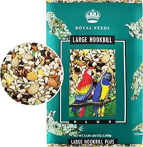 Large Hookbill Plus 5 Lbs, Bird Food for Large Hookbill, Premium Bird Seeds