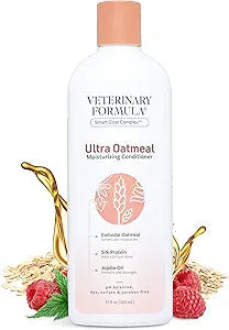 Veterinary Formula Smart Coat Complex Ultra Oatmeal Moisturizing Conditioner for Dogs, 17 Fl oz