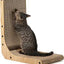 FUKUMARU Cat Scratcher, 18.7 Inch L Shape Cat Scratch Pad Wall Mounted