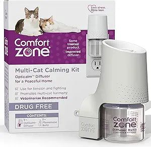 Comfort Zone 30 Day Starter Kit; 1 Multicat Diffuser & 1 Refill