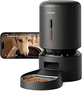 PETLIBRO Automatic Cat Feeder with Camera, 1080P HD Video with Night Vision, 5G WiFi Pet Feeder with 2-Way Audio