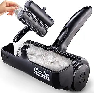 ChomChom Roller Pet Hair Remover Portable, Eco-Friendly (Black)