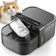 oneisall Wireless Filterless Cat Water Fountain, Separate Clean and Dirty Water Pet Fountain with Stainless Steel Bowl, 3.5L/118oz