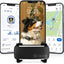 Tractive Smart Dog GPS Tracker | Live Pet Tracker with Virtual Fence | Vital Signs Monitoring of Heart & Respiratory Rate | Bark Monitoring | Dog Collar Attachment (Black)