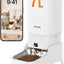 Automatic Cat Feeder with Camera - 7L/29 Cups Auto Dog Feeder with Large Food Tray & 1080P Night Vision