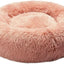 PaWz Pet Bed Dog Beds Mattress Bedding Cat Pad Mat Cushion Winter Pink, Calming Donut Dog Bed Medium, Large