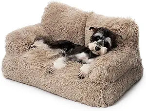Mewoo Dog Couch, Small Dog Bed with Removable Washable Cover