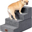 EHEYCIGA Dog Stairs for Bed 18" H, 4-Step Dog Steps for High Bed