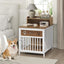 Dog Crate Furniture for Small Dogs, Wooden Dog Kennel