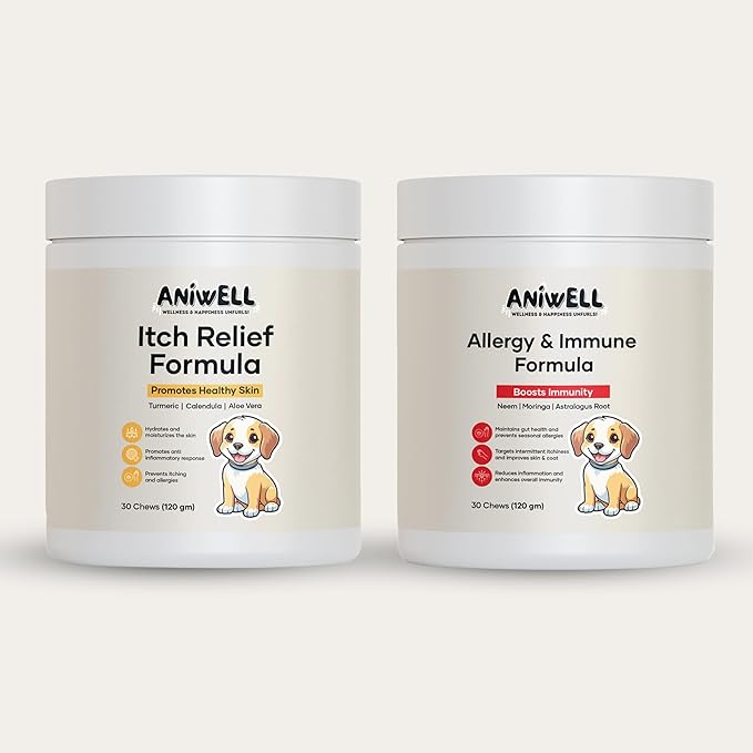 Itch & Allergy Combo: Itch Relief Formula & Allergy & Immune Formula
