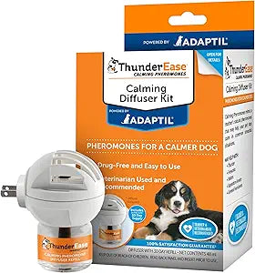ThunderEase Dog Calming Pheromone Diffuser Kit | Powered by ADAPTIL (30 Day Supply)