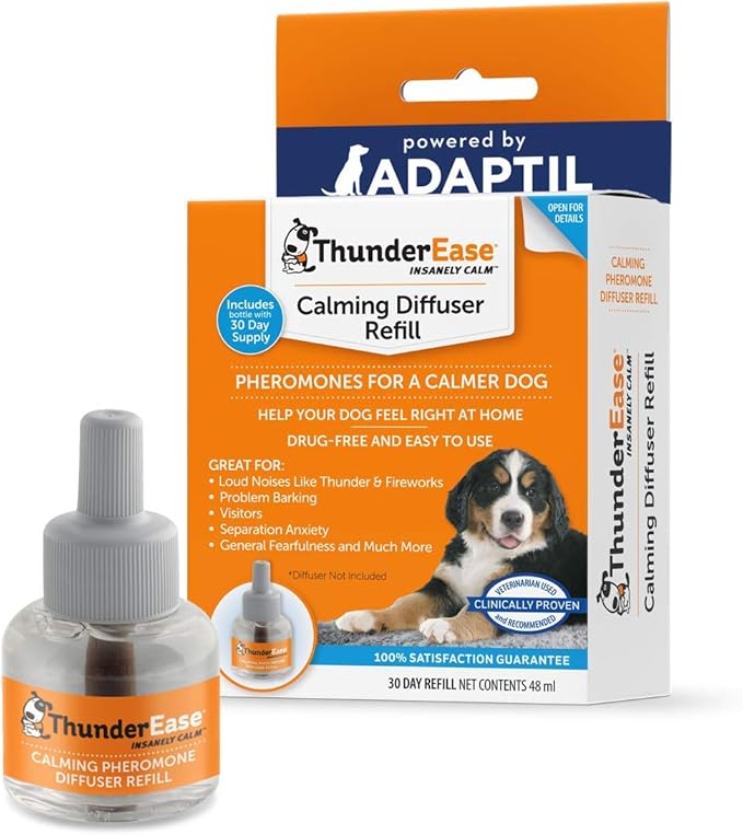 ThunderEase Dog Calming Pheromone Diffuser Refill | Powered by ADAPTIL (30 Day