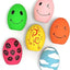 Dog Toys, Squeaky Latex Rubber Bouncy Balls, Squeaky Egg Dog Toys Balls(6 Pack, Small)